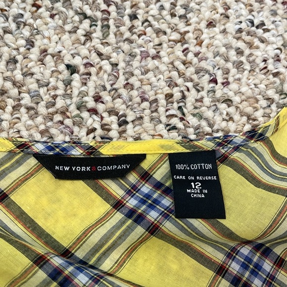 New York & Co Ladies Summer Top With Empire Waist. Size 12. EUC - Picture 7 of 9